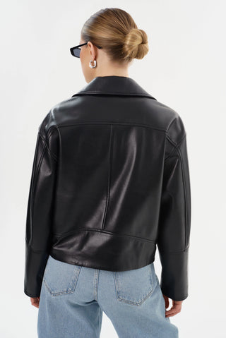 LaMarque Andrade Recycled Leather Jacket - Premium clothing at Lonnys NY - Just $495! Shop Womens clothing now 