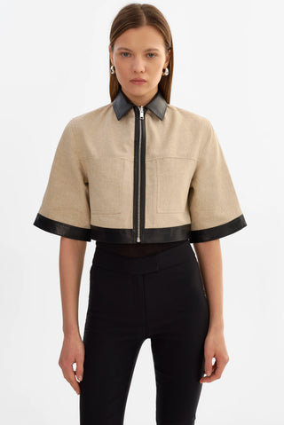 Lamarque Caprice Short Sleeve Linen Jacket