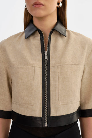 Lamarque Caprice Short Sleeve Linen Jacket