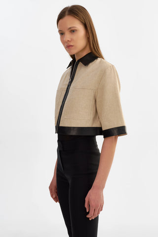 Lamarque Caprice Short Sleeve Linen Jacket