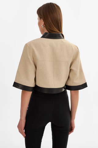 Lamarque Caprice Short Sleeve Linen Jacket