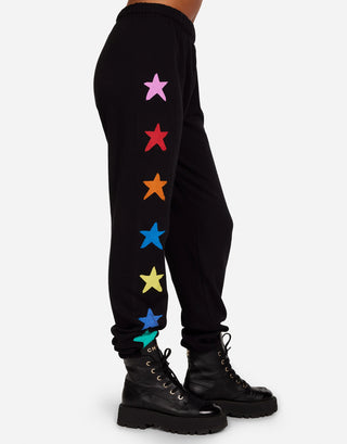 Lauren Moshi Tanzy Brushed Star Sweatpants