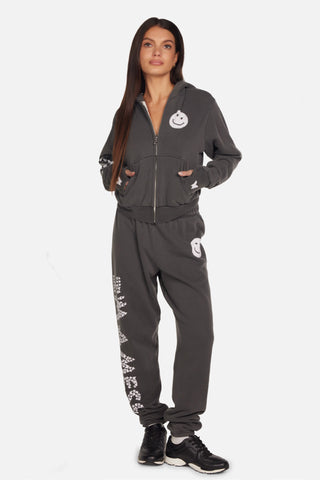 Lauren Moshi Nika Butterfly Mess Sweatpants