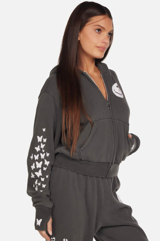 Lauren Moshi Twyla Butterfly Mess Hoodie