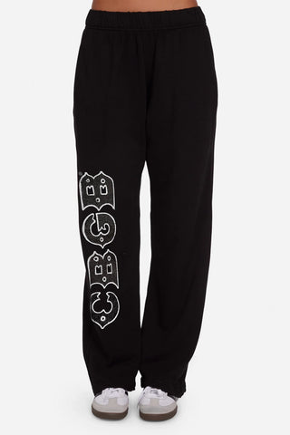 Lauren Moshi Juvia CBGB Crystal Skull Pants - Premium clothing at Lonnys NY - Just $176! Shop Womens clothing now 