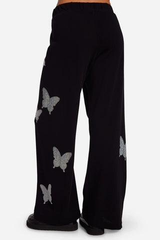 Lauren Moshi Martina Crystal Butterfly Sweatpants - Premium clothing at Lonnys NY - Just $176! Shop Womens clothing now 