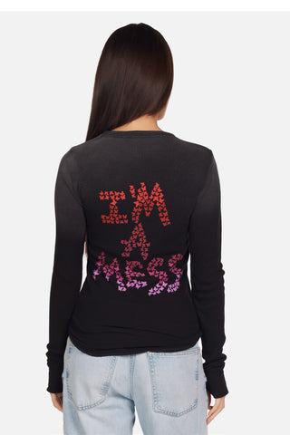 Lauren Moshi McKinley Butterfly Mess Top
