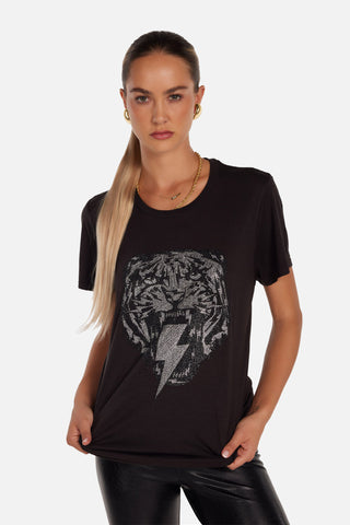 Lauren Moshi Studded Lightning Tiger Tee - Premium clothing at Lonnys NY - Just $121! Shop Womens clothing now 