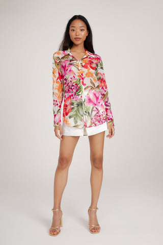 Lavender Brown Alivia Floral Top - Premium clothing at Lonnys NY - Just $233! Shop Womens clothing now 