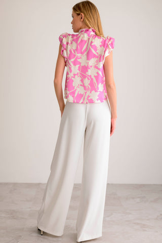 Lavender Brown Sarai Top