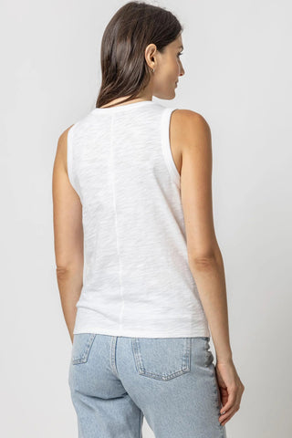 Lilla P Back Seam Tank - Premium Shirts & Tops at Lonnys NY - Just $77! Shop Womens clothing now 