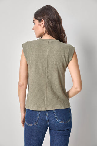 Lilla P Cap Sleeve Crew Tee