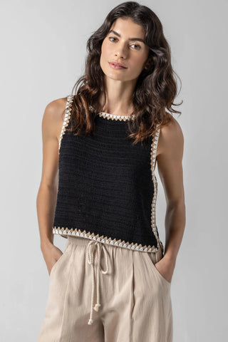 Lilla P Crochet Tank - Premium clothing at Lonnys NY - Just $216! Shop Womens clothing now 