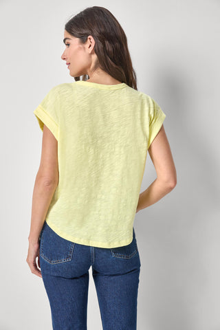 Lilla P Cuff Sleeve Boxy Top