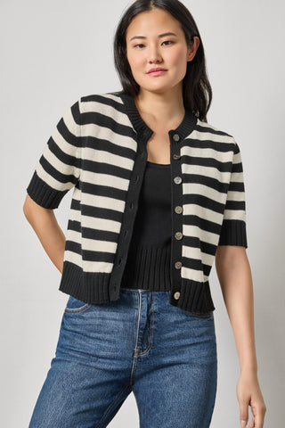 Lilla P Elbow Sleeve Cardigan