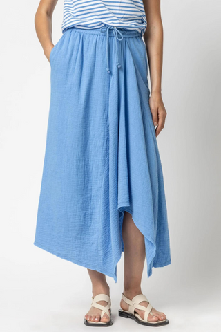 Lilla P Gauze Waterfall Skirt - Premium Skirts from LILLA P - Just $150! Shop now 