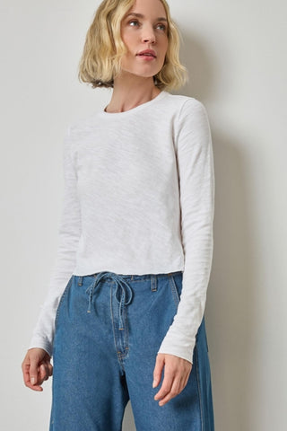 Lilla P Long Sleeve Cropped Tee