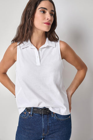 Lilla P Organic Sleeveless Polo Shirt