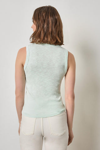 Lilla P Ribbed Scoop Neck Tank Top