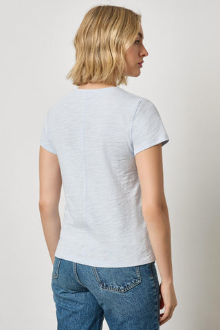 Lilla P Short Sleeve Back Seam Crew Neck T-Shirt