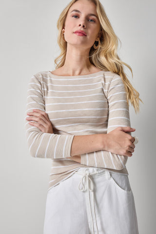 Lilla P Striped Boatneck Shirt
