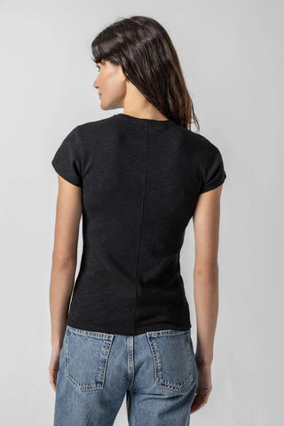 Lilla P Striped Crewneck Tee - Premium clothing at Lonnys NY - Just $99! Shop Womens clothing now 