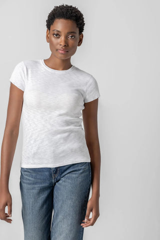 Lilla P Striped Crewneck Tee - Premium clothing at Lonnys NY - Just $99! Shop Womens clothing now 