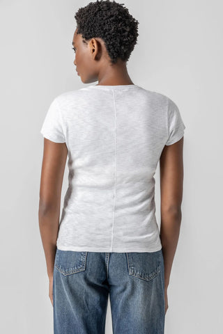Lilla P Striped Crewneck Tee - Premium clothing at Lonnys NY - Just $99! Shop Womens clothing now 