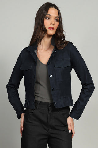 Lola + Sophie Ruffle Jean Jacket