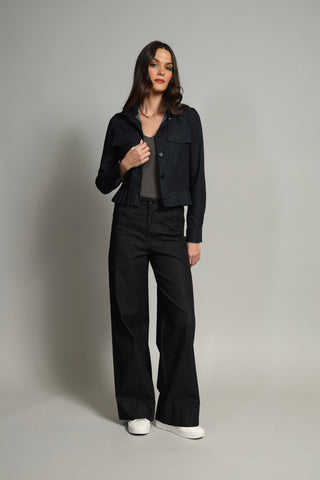 Lola + Sophie Ruffle Jean Jacket