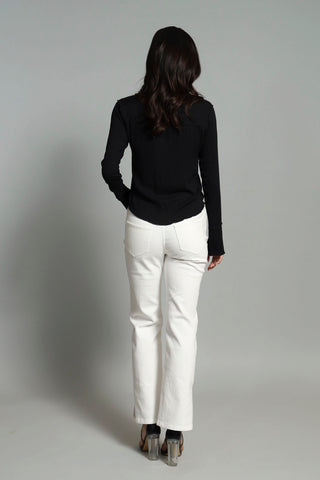 Lola & Sophie Yummy Crepe Button Down Shirt