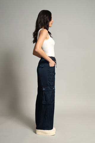 Lola + Sophie Wide Leg Cargo Pants