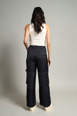 Lola + Sophie Wide Leg Cargo Pants