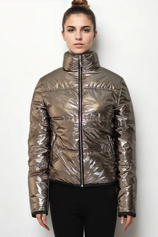 Lonnys Chrome Zip Jacket - Premium clothing at Lonnys NY - Just $322! Shop Womens clothing now 