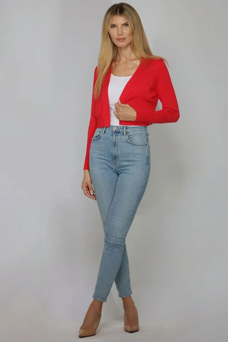 Lonnys Open Cropped Cardigan - Premium clothing at Lonnys NY - Just $80! Shop Womens clothing now 