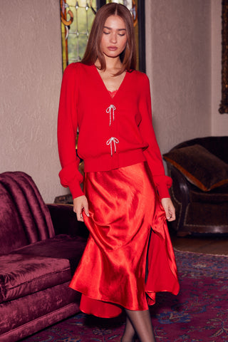 Love & Revenge Puff Sleeve Cardigan