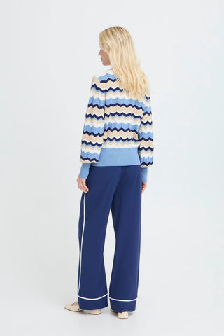 Love & Luxury Morla V Neck Pointelle Shirt