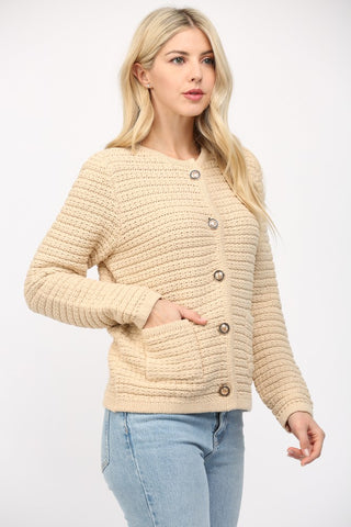 Love & Revenge Tweed Knit Cardigan - Premium clothing at Lonnys NY - Just $81! Shop Womens clothing now 