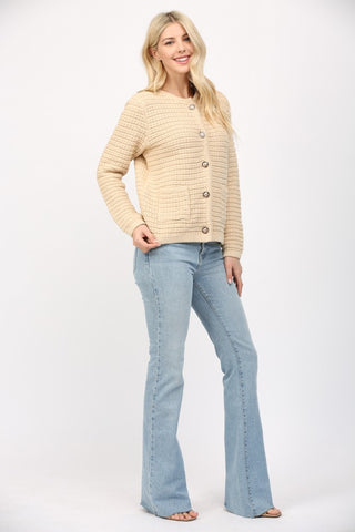 Love & Revenge Tweed Knit Cardigan - Premium clothing at Lonnys NY - Just $81! Shop Womens clothing now 