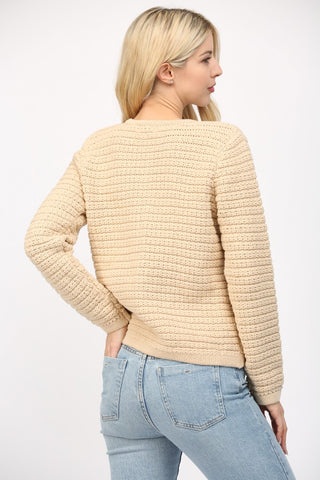 Love & Revenge Tweed Knit Cardigan - Premium clothing at Lonnys NY - Just $81! Shop Womens clothing now 