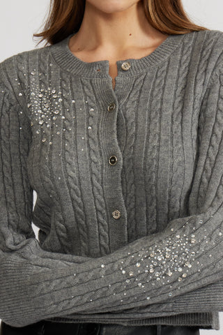 Lucy Paris Elton Crystal Cardigan