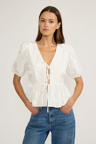 Lucy Paris Melanie Tie Top