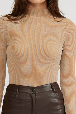 Lucy Paris Pacie Mockneck Shirt