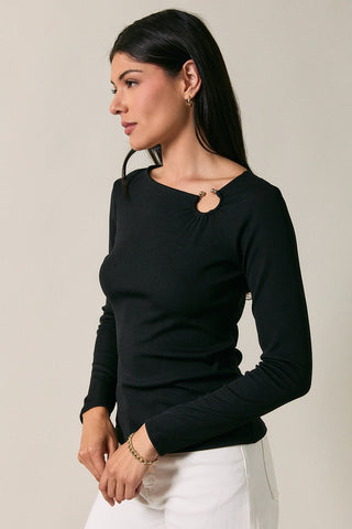 Madison Asymmetrical Hardware Top