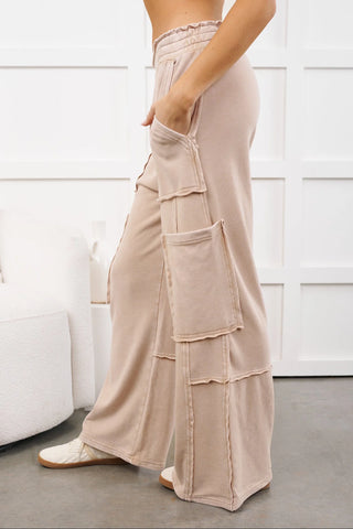Madison Wide Leg Cargo Sweatpants