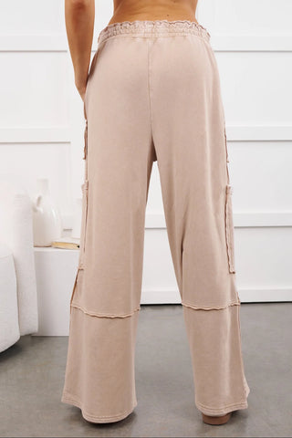 Madison Wide Leg Cargo Sweatpants