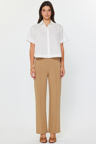 Madison Cropped Pleated Back Shirt