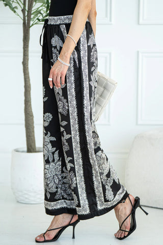 Madison Floral Print Wide Leg Pants - Premium clothing at Lonnys NY - Just $100! Shop Womens clothing now 