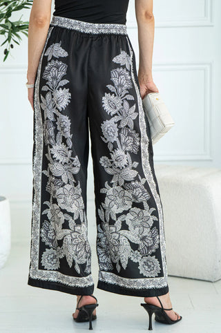 Madison Floral Print Wide Leg Pants - Premium clothing at Lonnys NY - Just $100! Shop Womens clothing now 