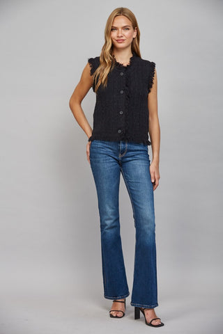 Madison Fringe Trimmed Vest